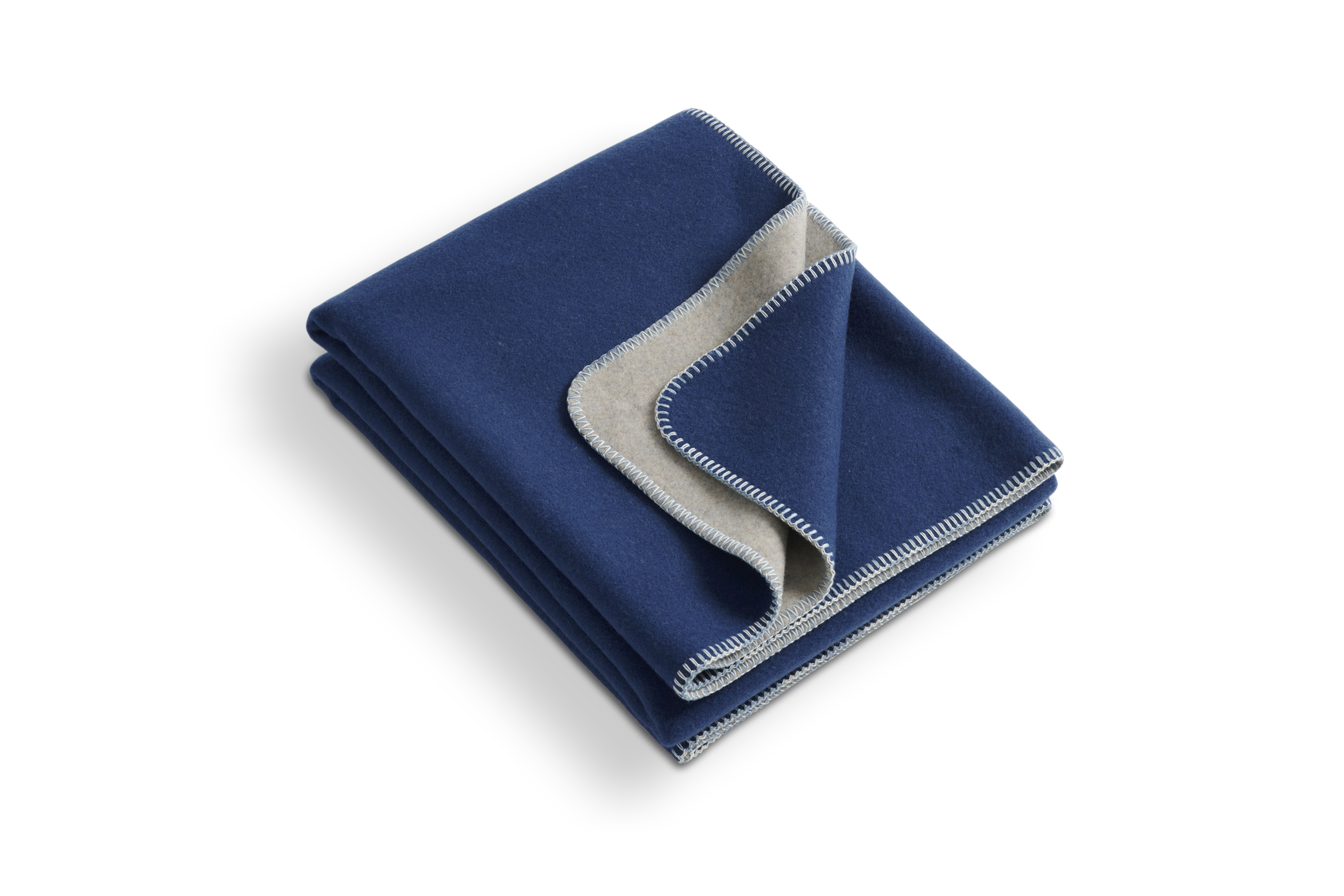 Schurwolldecke BlueTideGrey