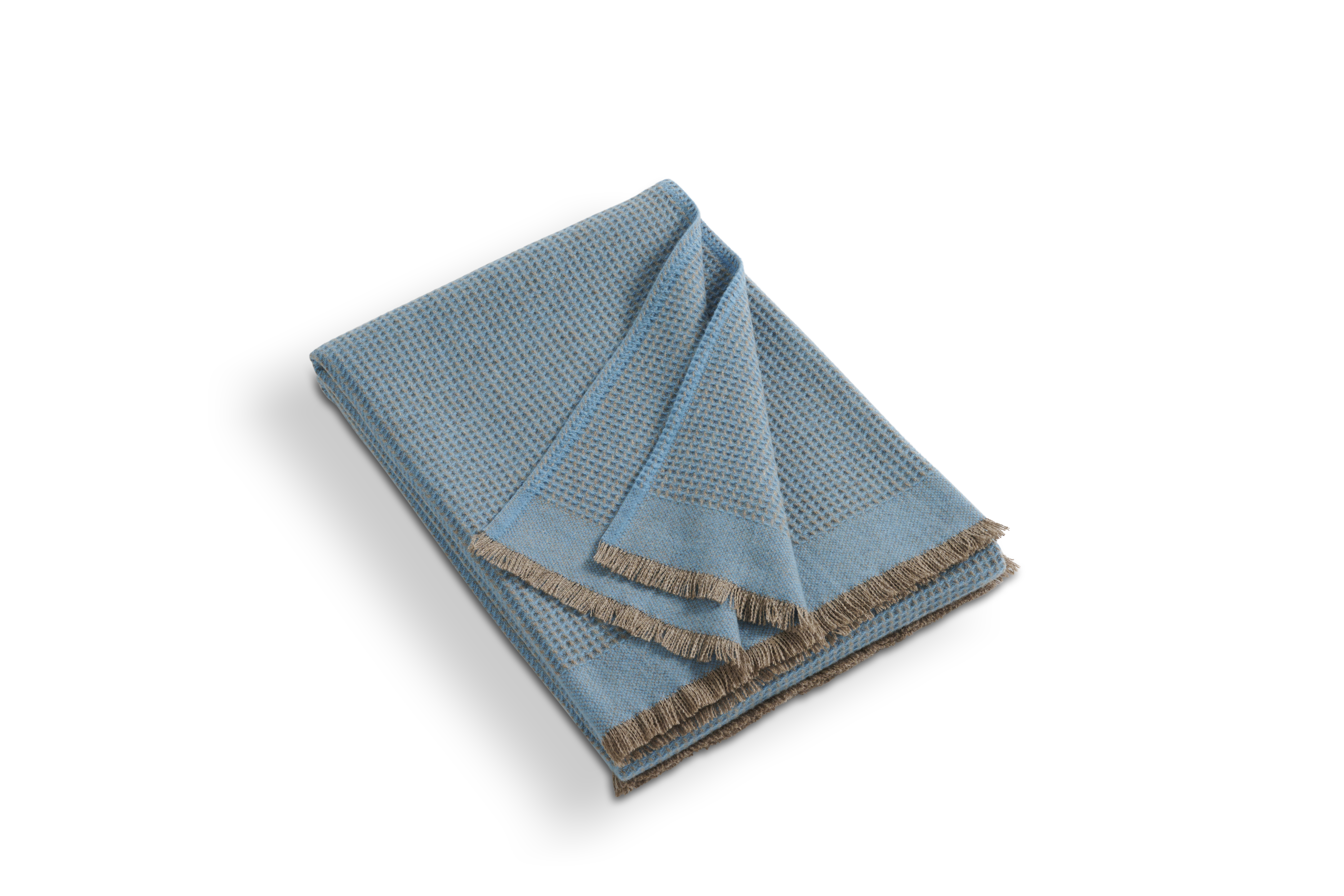 Schurwolldecke BaseGreyGrid